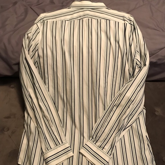 Express Long Sleeve Button Front XXL White - Picture 2 of 3